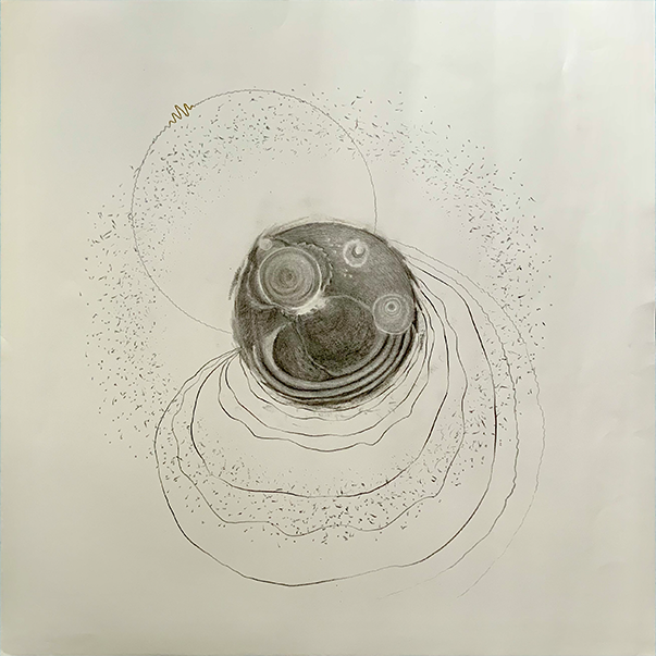 AtomOrbital, 2026, Grafik, 75 x 75 cm